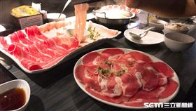 火鍋,肉片／記者李慈音攝