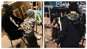 劉畊宏、王婉霏兒子小宇恩,小泡芙,周杰倫（合成圖／翻攝自王婉霏微博）