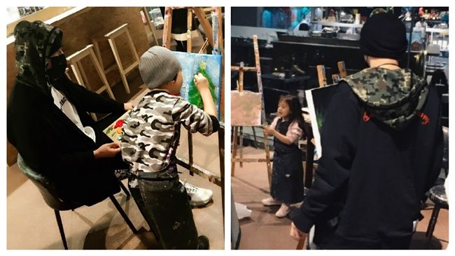周董陪小泡芙作畫　網友擔心陳小春…