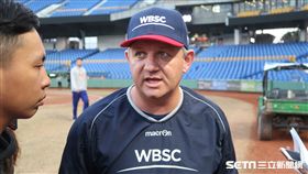 歐美聯隊總教練楊森（Steve Janssen）。（圖／記者王怡翔攝）