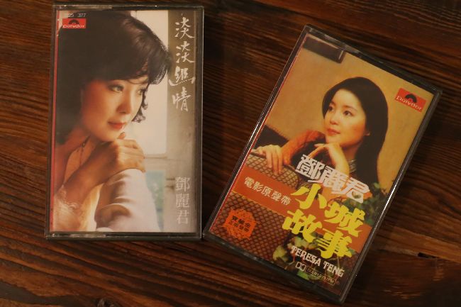 鄧麗君經典曲目眾多,圖為鄧麗君專輯的卡式錄音帶。(圖/中央社)