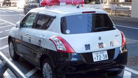 日本警車示意圖／推特