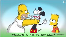 辛普森預測迪士尼收購福斯（圖／翻攝自推特）