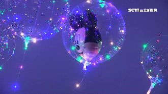 好可怕！發光氣球「風大一吹竟爆炸」