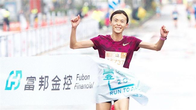 謝千鶴台北馬拉松　破全國半馬紀錄