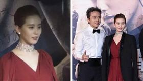 鄧超,暖男,劉詩詩,外套,紳士,禦寒,露背禮服,保暖
（圖／翻攝自微博）