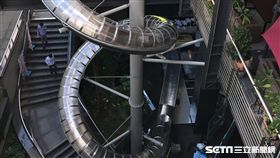 新光三越,溜滑梯。