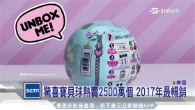 寶貝球拆出大眼娃 成今年最夯耶誕禮物