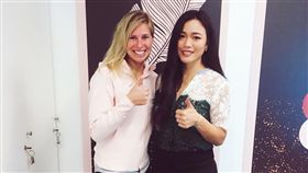 詹詠然與Andrea Hlavackova（圖／取自詹詠然臉書）