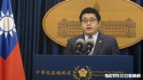 總統府發言人林鶴明。（記者盧素梅攝）