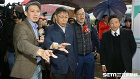 台北市長柯文哲出席內科之心開工典禮 北市府提供