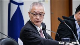 國民黨黨主席吳敦義召開中常會。 圖／記者林敬旻攝