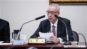 國民黨黨主席吳敦義召開中常會。 圖／記者林敬旻攝