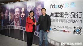 遠傳與車庫結盟_車庫娛樂創辦人張心望.遠傳電信副總經理林幼玲/車庫娛樂提供