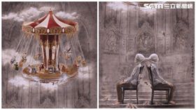 復興商工建校60週年元旦展＿美三仁邱亭瑜，水墨特優（合成圖／公關照）