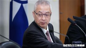 國民黨黨主席吳敦義召開中常會。 圖／記者林敬旻攝