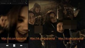 俄羅斯,情侶,野炮,自拍(圖/kp.ru影片)