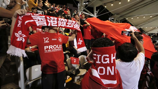 香港球迷噓中國國歌　亞足聯開罰