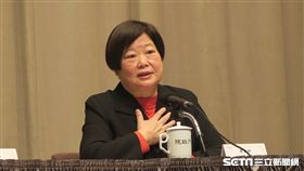 勞動部長林美珠。（記者盧素梅攝）