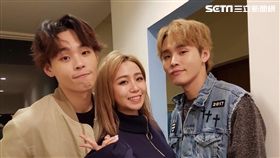 三個人,茵聲,展榮,展瑞（圖／PressPlay提供）