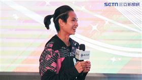 ▲戴資穎表示自己休閒時間除了收看體育頻道之外也喜歡看卡通。（圖／記者蔡宜瑾攝影）