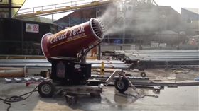 印度製造商Cloud Tech推出「除霾巨砲」（圖／翻攝自YouTube）