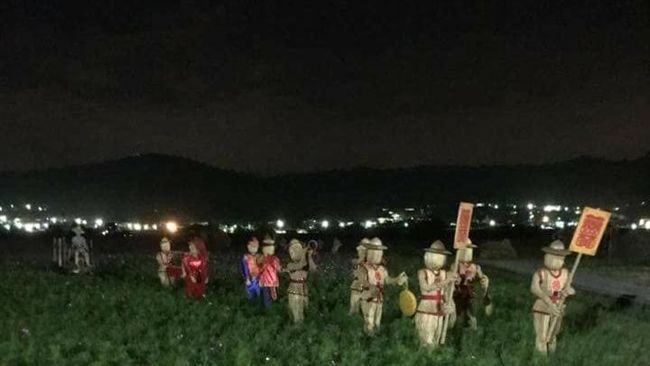 「ㄚ娘喂」！農田半夜驚見鬼新娘娶親