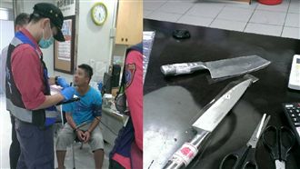 撞電梯遭勸持刀砍人　母袒護兒惹眾怒