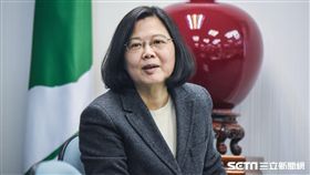 民進黨主席總統蔡英文13日主持中常會。 圖／記者林敬旻攝