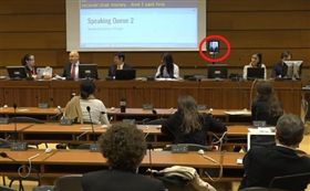 唐鳳,機器人,直播,網路治理論壇,聯合國,視訊　圖／翻攝自IGF