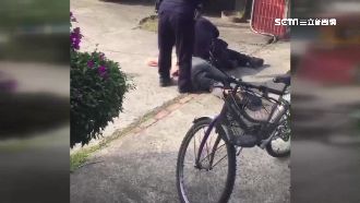 男跟蹤心儀女到警局　怒嗆警察遭壓制