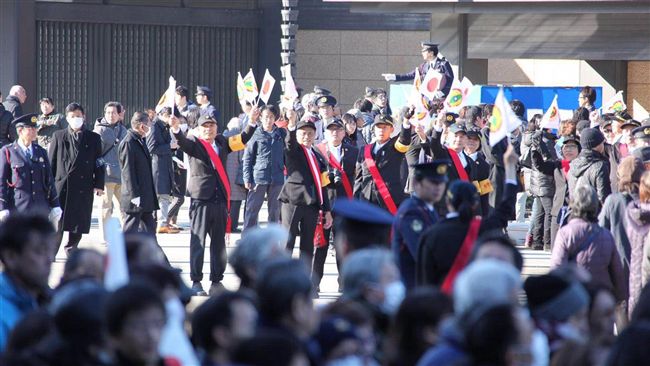 日本天皇壽誕　慶典驚見台灣民政府旗