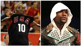 Kobe Bryant,布萊恩,退休,球衣,梅威瑟,拳王,籃球,Floyd Mayweather,下戰帖,單挑（圖／翻攝自布萊恩、梅威瑟IG）