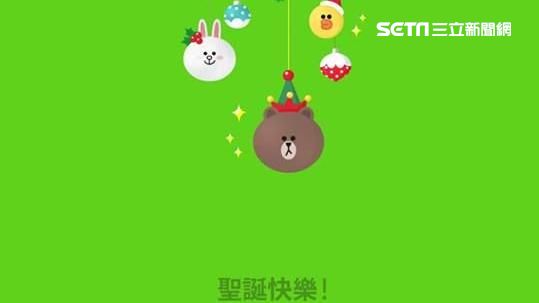 LINE視窗下雪　隱藏聖誕特效登場