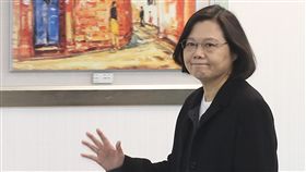 總統主持民進黨中常會（1）身兼民進黨主席的總統蔡英文（圖）20日在中央黨部主持中常會，聽取南投縣草屯鎮鎮長洪國浩專案報告。中央社記者張新偉攝　106年12月20日