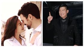 金鐘獎,紅毯,曾國城,艾莉絲（合成圖／記者邱榮吉攝影、翻攝自艾莉絲臉書）