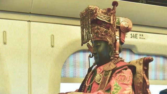 廣福宮「國道媽祖」　坐高鐵北上賜福