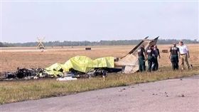 濃霧中冒險起飛！飛機墜佛州機場5死 圖／翻攝自usatoday