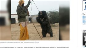 「跳舞熊」（dancing bear）
https://www.ndtv.com/offbeat/7-years-on-indias-last-liberated-dancing-bear-recovers-1789436