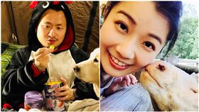 九把刀,周亭羽（合成圖/翻攝自臉書）