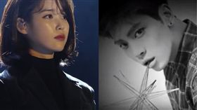 ▲IU及鐘鉉。（合成圖／翻攝自YOUTUBE）