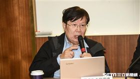 「對都市更新條例修法之呼籲」記者會，文化大學環境設計學院院長楊重信。 圖／記者林敬旻攝