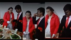 陸新娘結婚超臭臉（圖／微博）