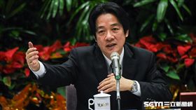 行政院長賴清德召開2017年終記者會。 圖／記者林敬旻攝