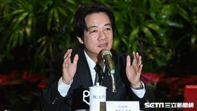 行政院長賴清德召開2017年終記者會。 圖／記者林敬旻攝