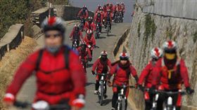 尼泊爾功夫尼姑（圖／美聯社／達志影像）