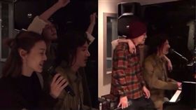 ▲王力宏辦聖誕趴。（合成圖／翻攝自黑人臉書）