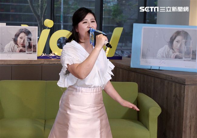 林喬安上「安安大明星」宣傳專輯。（記者邱榮吉/攝影）