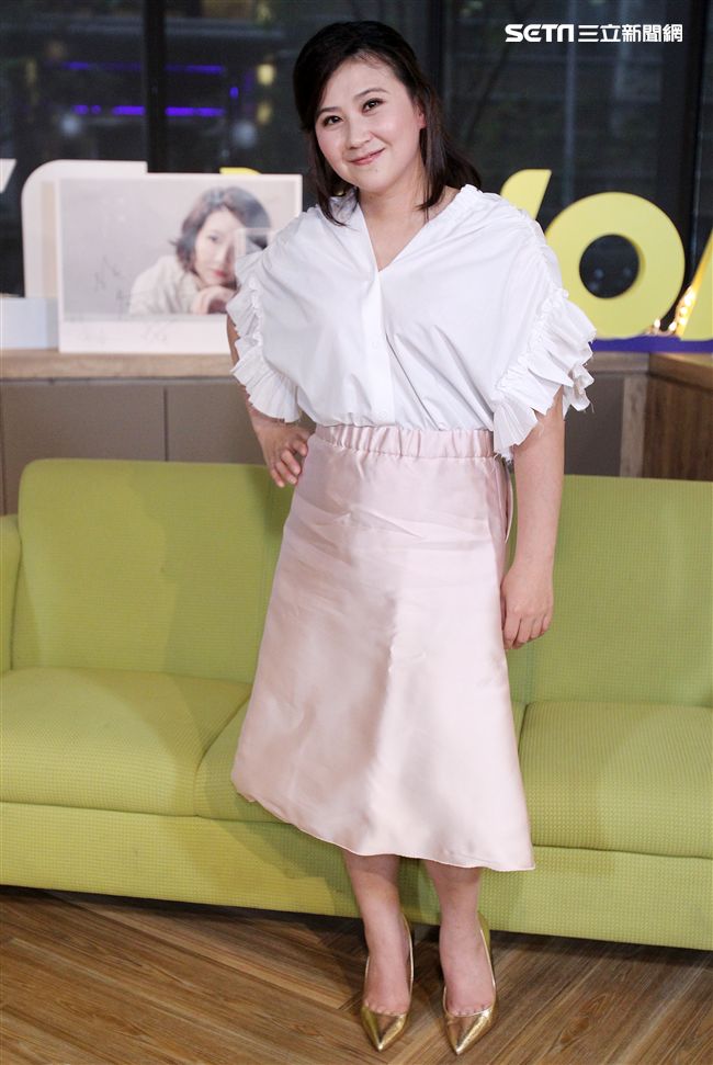 林喬安上「安安大明星」宣傳專輯。（記者邱榮吉/攝影）