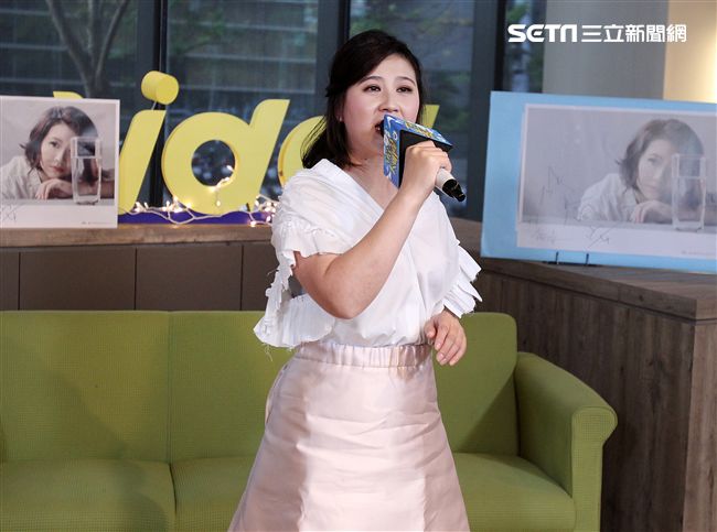 林喬安上「安安大明星」宣傳專輯。（記者邱榮吉/攝影）